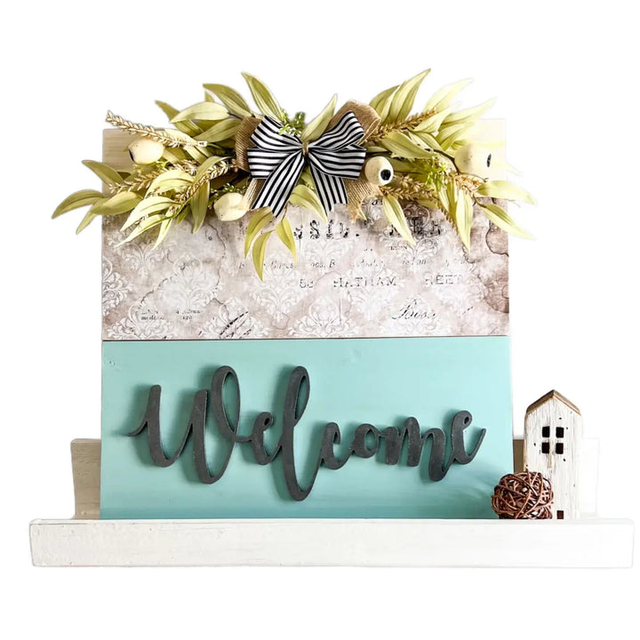 Seize the Door | Interchangeable Door Sign | Welcome Decor Reversible Hand Towel | Towel Collective | Cody, WY