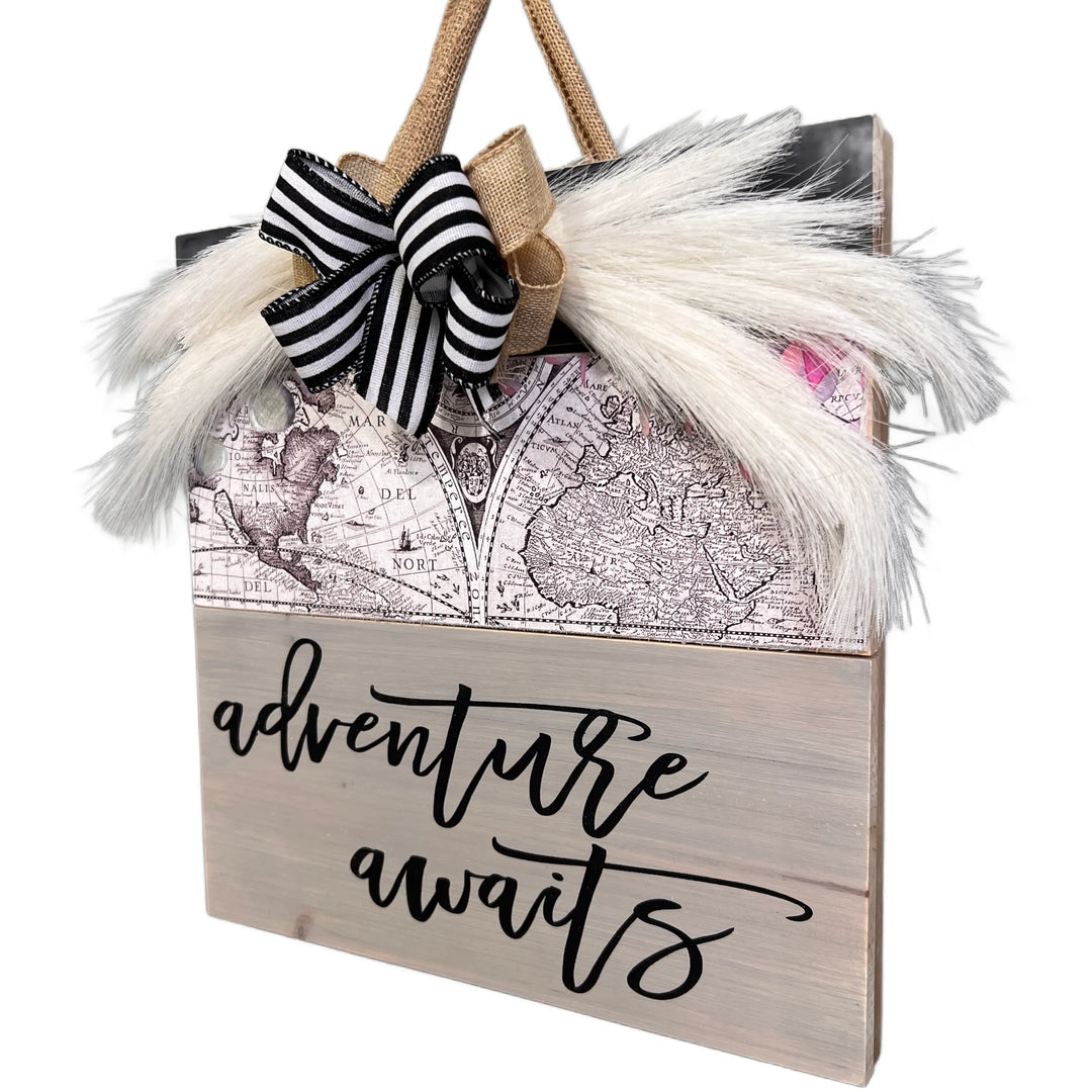 Seize the Door | Interchangeable Door Sign | Welcome Decor Reversible Hand Towel | Towel Collective | Cody, WY