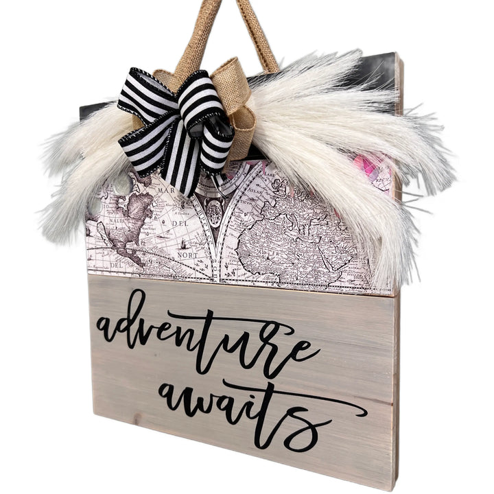 Seize the Door | Interchangeable Door Sign | Welcome Decor Reversible Hand Towel | Towel Collective | Cody, WY