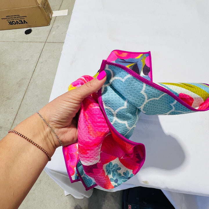 Flourish | Waffle Weave Microfiber Towels Kitchen & Bath Hand Towels Reversible Hand Towel | Towel Collective | Cody, WY