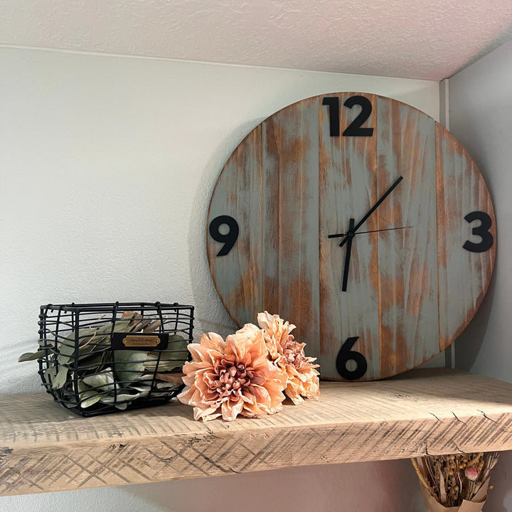 It's Like Clockwork | DIY Wooden Wall Clock Kit Decor Reversible Hand Towel | Towel Collective | Cody, WY