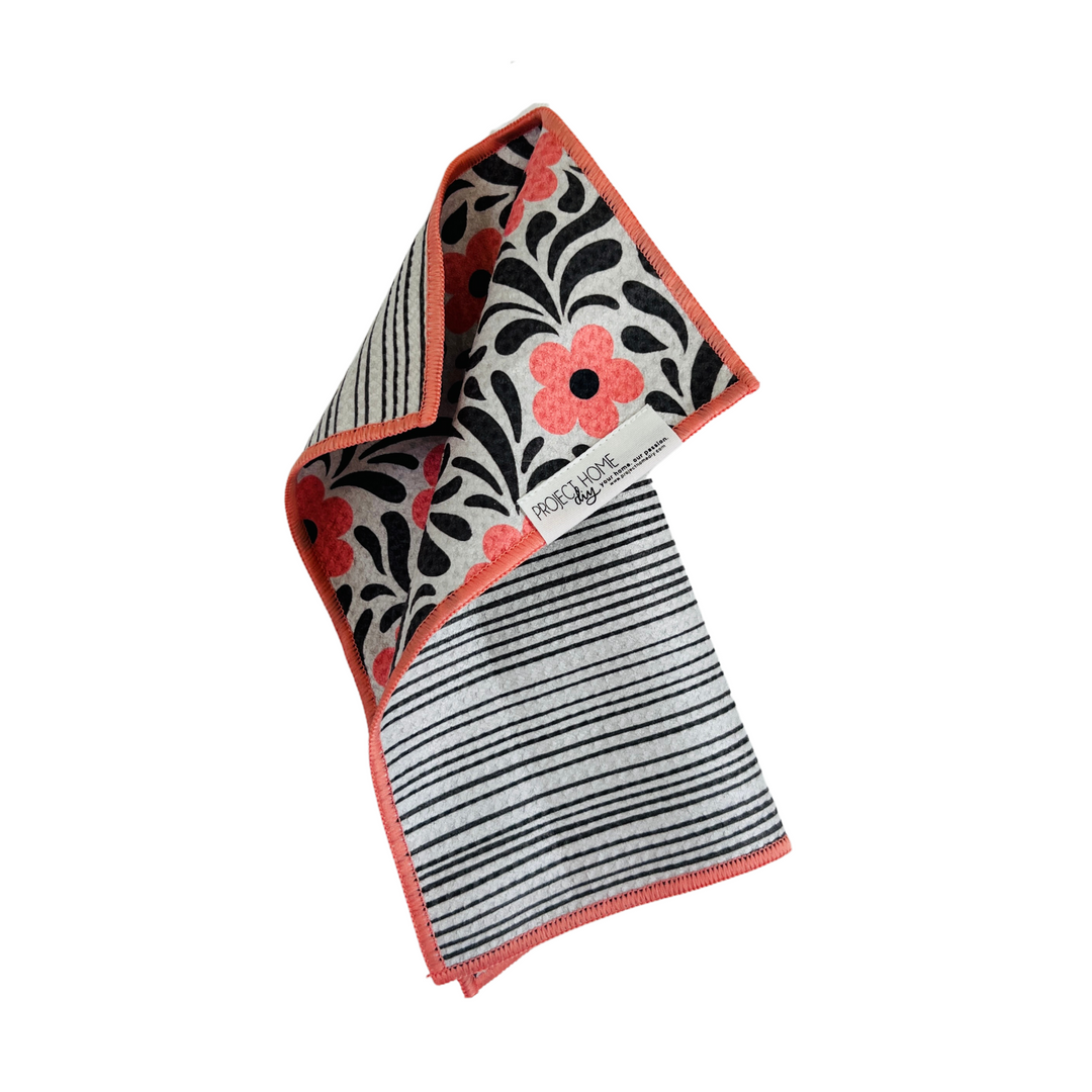 Posy Pastime | Waffle Weave Microfiber Towels Kitchen & Bath Hand Towels Reversible Hand Towel | Towel Collective | Cody, WY