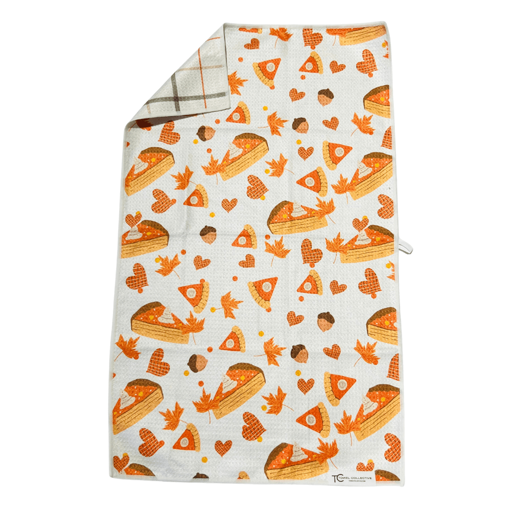 Pie Time | Waffle Weave Microfiber Towels Kitchen & Bath Hand Towels Reversible Hand Towel | Towel Collective | Cody, WY