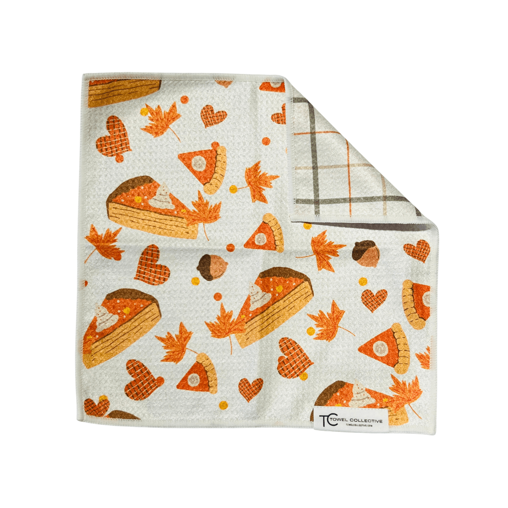 Pie Time | Waffle Weave Microfiber Towels Kitchen & Bath Hand Towels Reversible Hand Towel | Towel Collective | Cody, WY