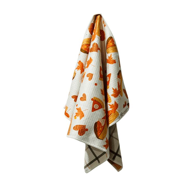 Pie Time | Waffle Weave Microfiber Towels Kitchen & Bath Hand Towels Reversible Hand Towel | Towel Collective | Cody, WY