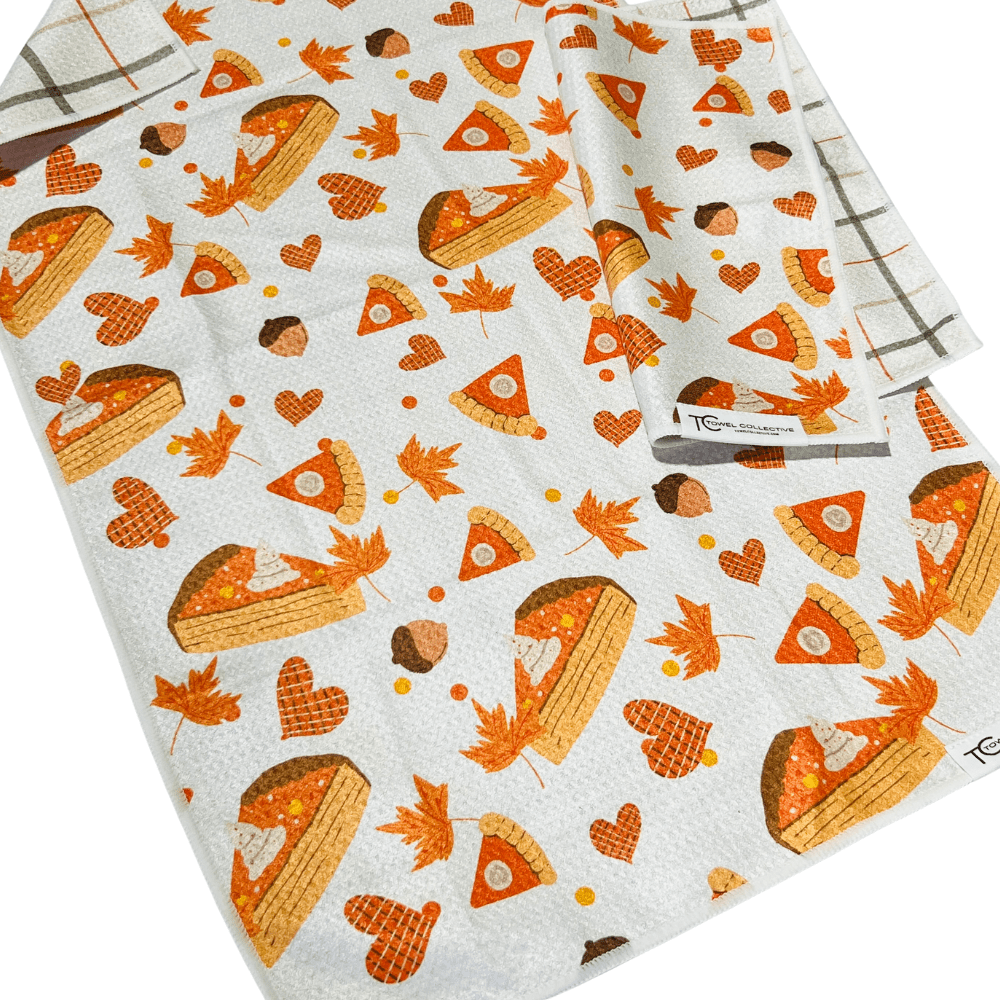 Pie Time | Waffle Weave Microfiber Towels Kitchen & Bath Hand Towels Reversible Hand Towel | Towel Collective | Cody, WY