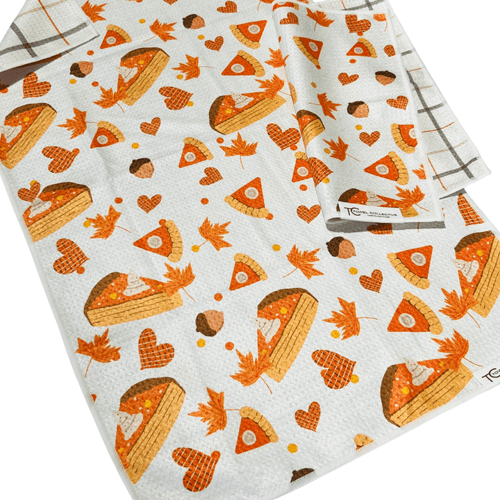 Pie Time | Waffle Weave Microfiber Towels Kitchen & Bath Hand Towels Reversible Hand Towel | Towel Collective | Cody, WY