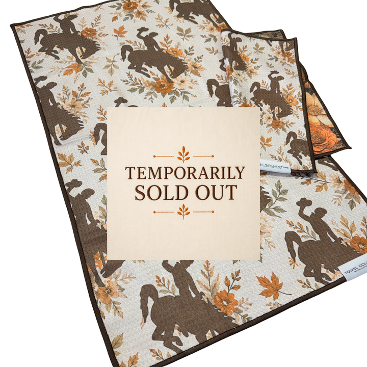Bucking Fall | Waffle Weave Microfiber Towels Kitchen & Bath