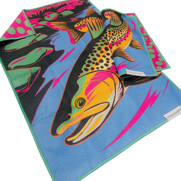 River Rainbow | Waffle Weave Microfiber Towels Kitchen & Bath