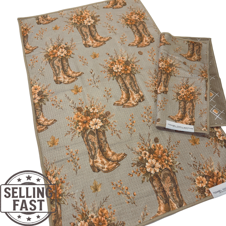Fall Boots | Waffle Weave Microfiber Towels Kitchen & Bath