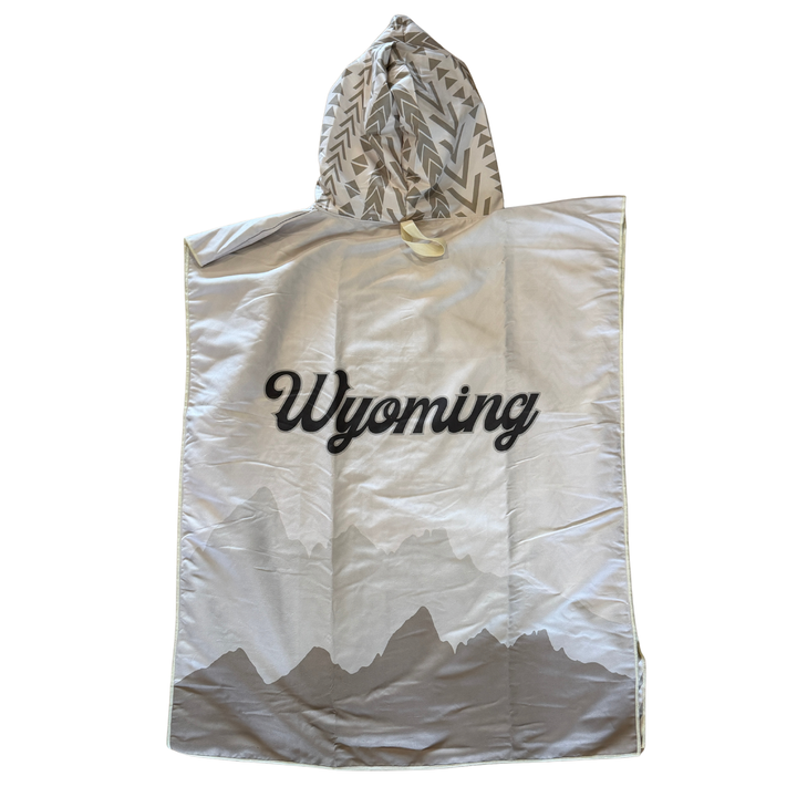 Neutral Wyoming Cowboy Poncho