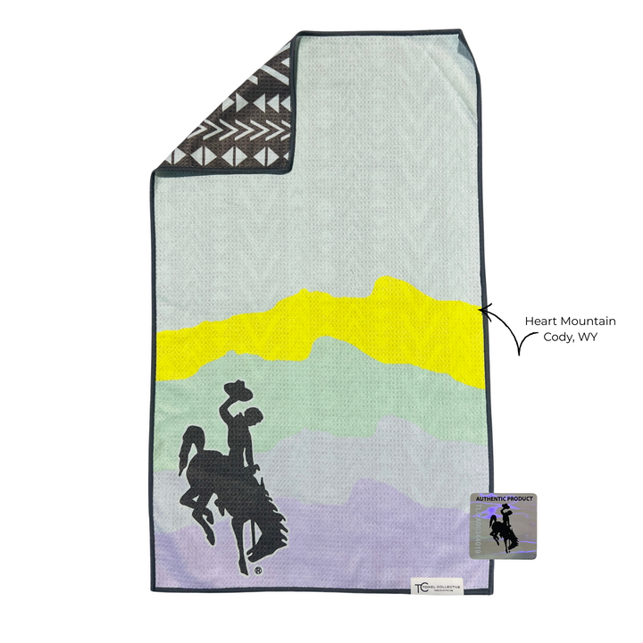 Neon Cowboy | Waffle Weave Microfiber Towels Kitchen & Bath Hand Towels Reversible Hand Towel | Towel Collective | Cody, WY