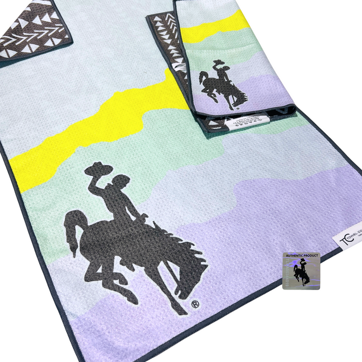 Neon Cowboy | Waffle Weave Microfiber Towels Kitchen & Bath Hand Towels Reversible Hand Towel | Towel Collective | Cody, WY