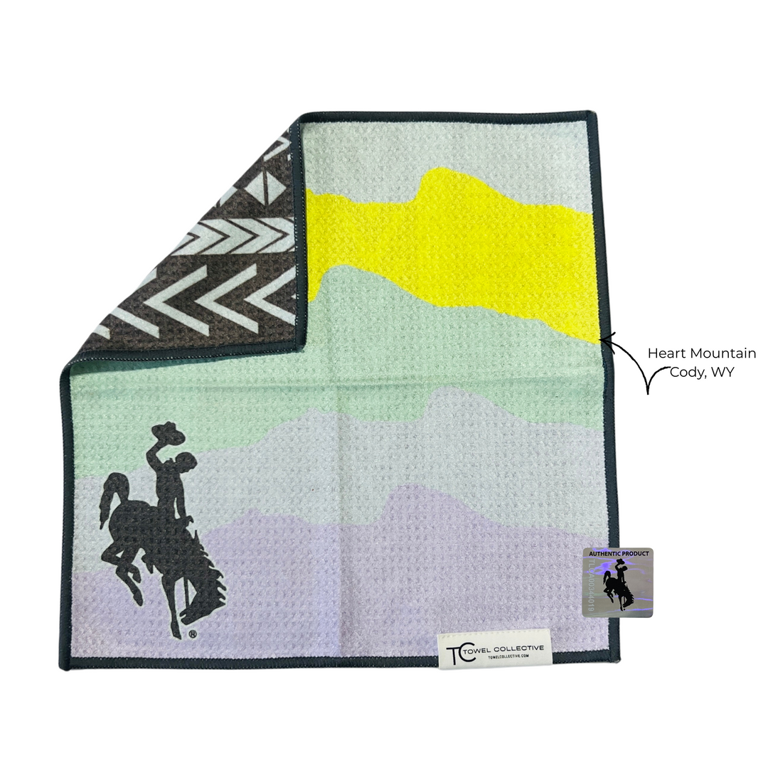 Neon Cowboy | Waffle Weave Microfiber Towels Kitchen & Bath Hand Towels Reversible Hand Towel | Towel Collective | Cody, WY