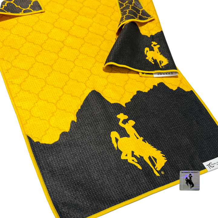 Home of the Brown & Gold | Waffle Weave Microfiber Towels Kitchen & Bath Hand Towels Reversible Hand Towel | Towel Collective | Cody, WY