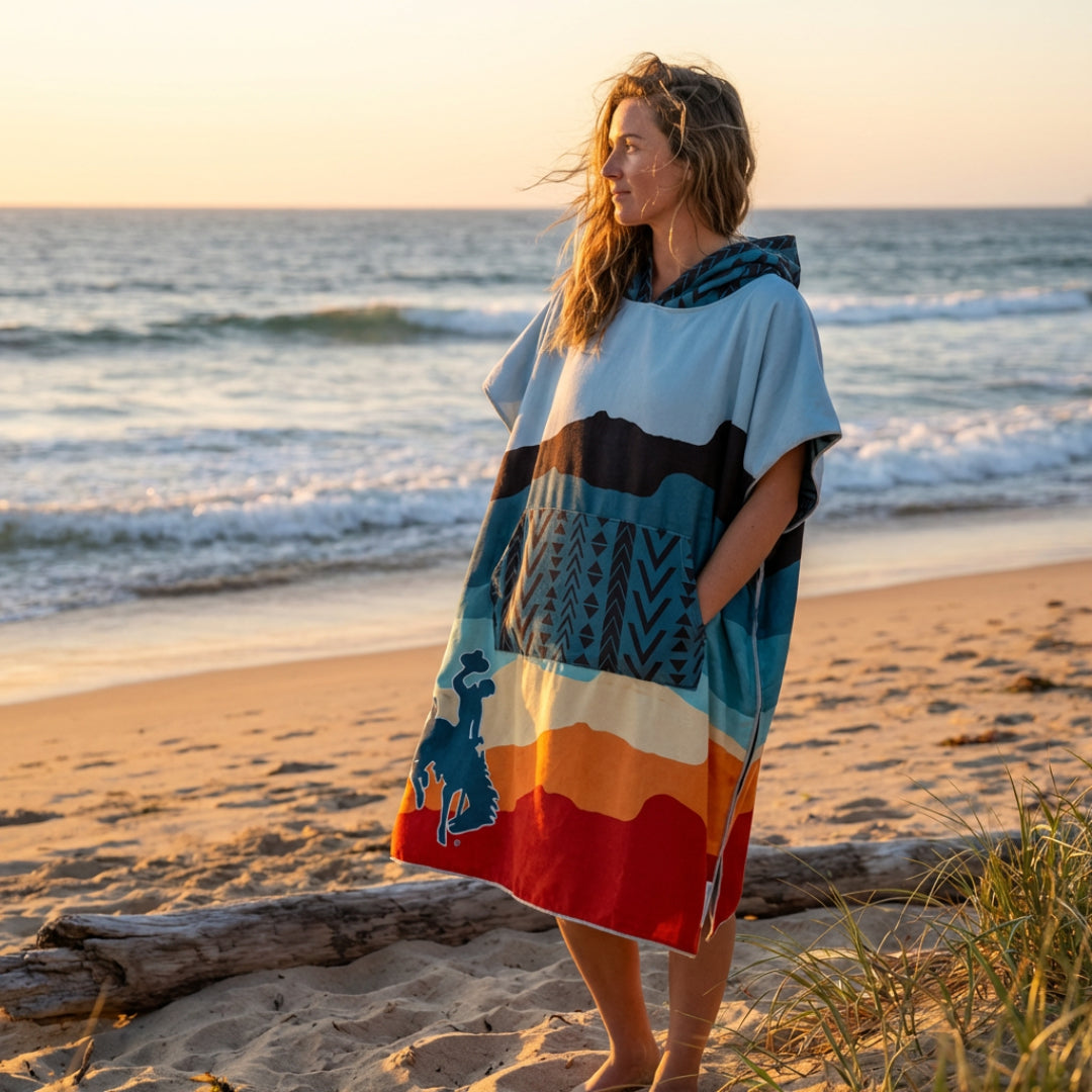 Wyoming Cowboy Poncho