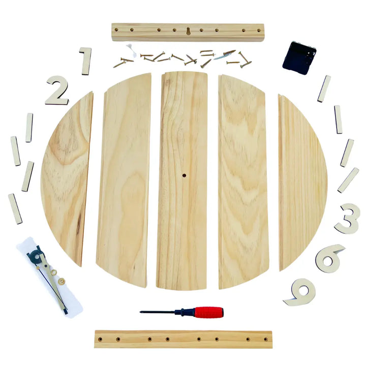 It's Like Clockwork | DIY Wooden Wall Clock Kit Decor Reversible Hand Towel | Towel Collective | Cody, WY