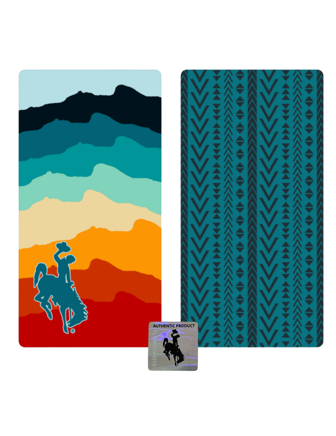 Wyoming Cowboy | Waffle Weave Microfiber Towels Kitchen & Bath Hand Towels Reversible Hand Towel | Towel Collective | Cody, WY