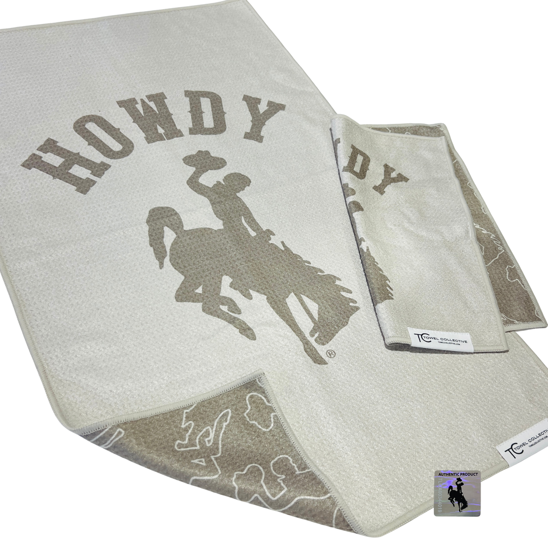 Howdy | Waffle Weave Microfiber Towels Kitchen & Bath Hand Towels Reversible Hand Towel | Towel Collective | Cody, WY