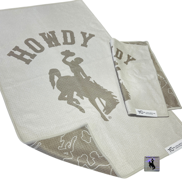Howdy | Waffle Weave Microfiber Towels Kitchen & Bath Hand Towels Reversible Hand Towel | Towel Collective | Cody, WY