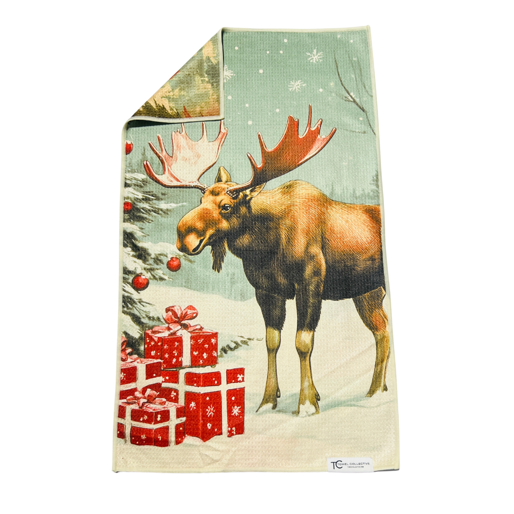 Moose't You Open Those? | Waffle Weave Microfiber Towels Kitchen & Bath Hand Towels Reversible Hand Towel | Towel Collective | Cody, WY