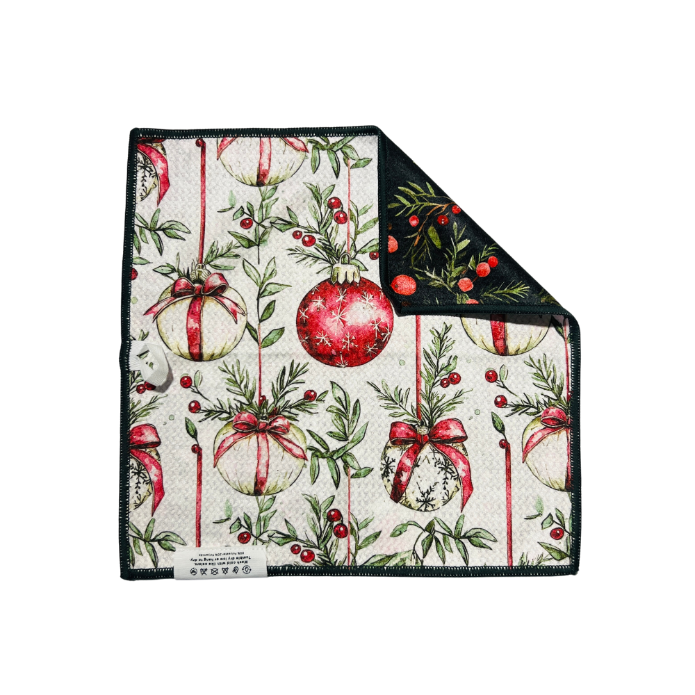 Berries & Bulbs | Waffle Weave Microfiber Towels Kitchen & Bath Hand Towels Reversible Hand Towel | Towel Collective | Cody, WY