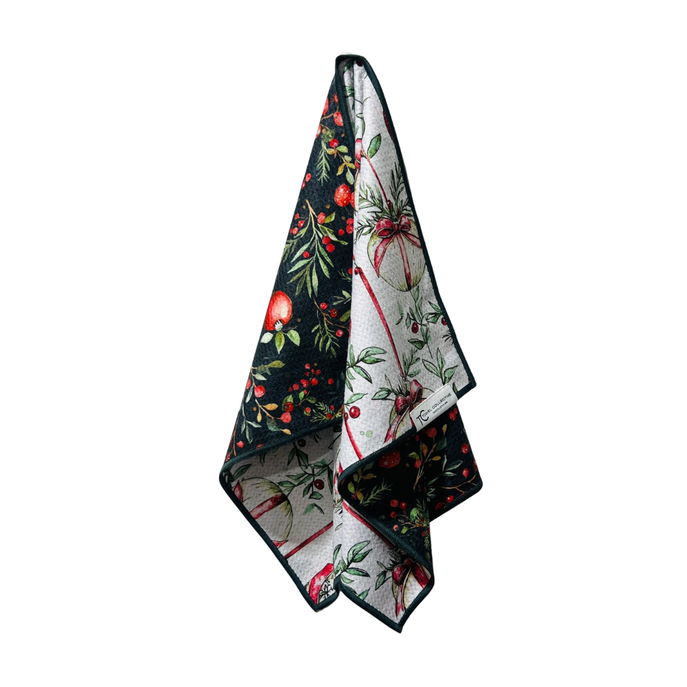 Berries & Bulbs | Waffle Weave Microfiber Towels Kitchen & Bath Hand Towels Reversible Hand Towel | Towel Collective | Cody, WY