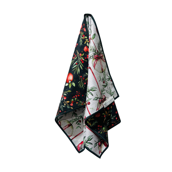 Berries & Bulbs | Waffle Weave Microfiber Towels Kitchen & Bath Hand Towels Reversible Hand Towel | Towel Collective | Cody, WY