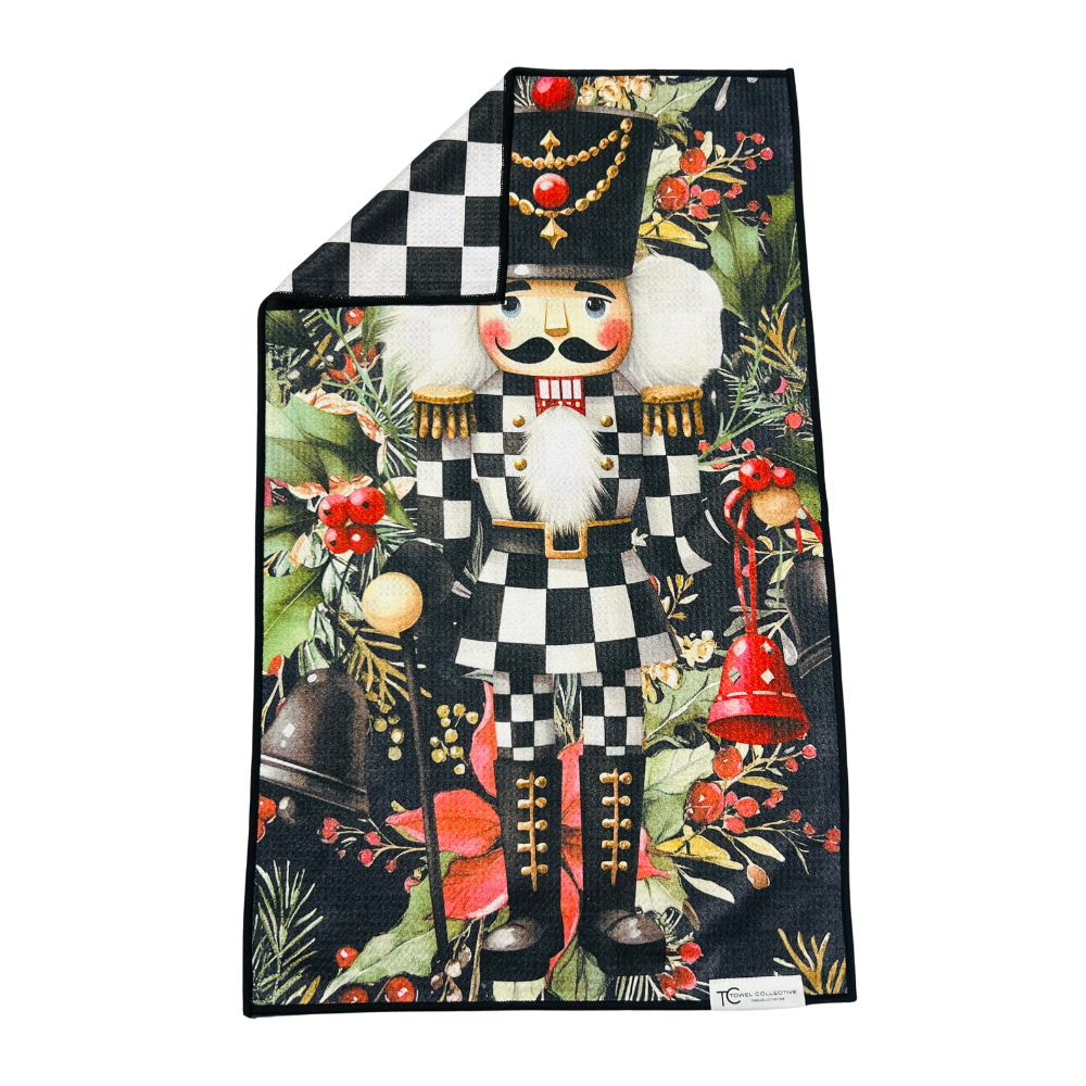 Give em' a Crack | Waffle Weave Microfiber Towels Kitchen & Bath Hand Towels Reversible Hand Towel | Towel Collective | Cody, WY