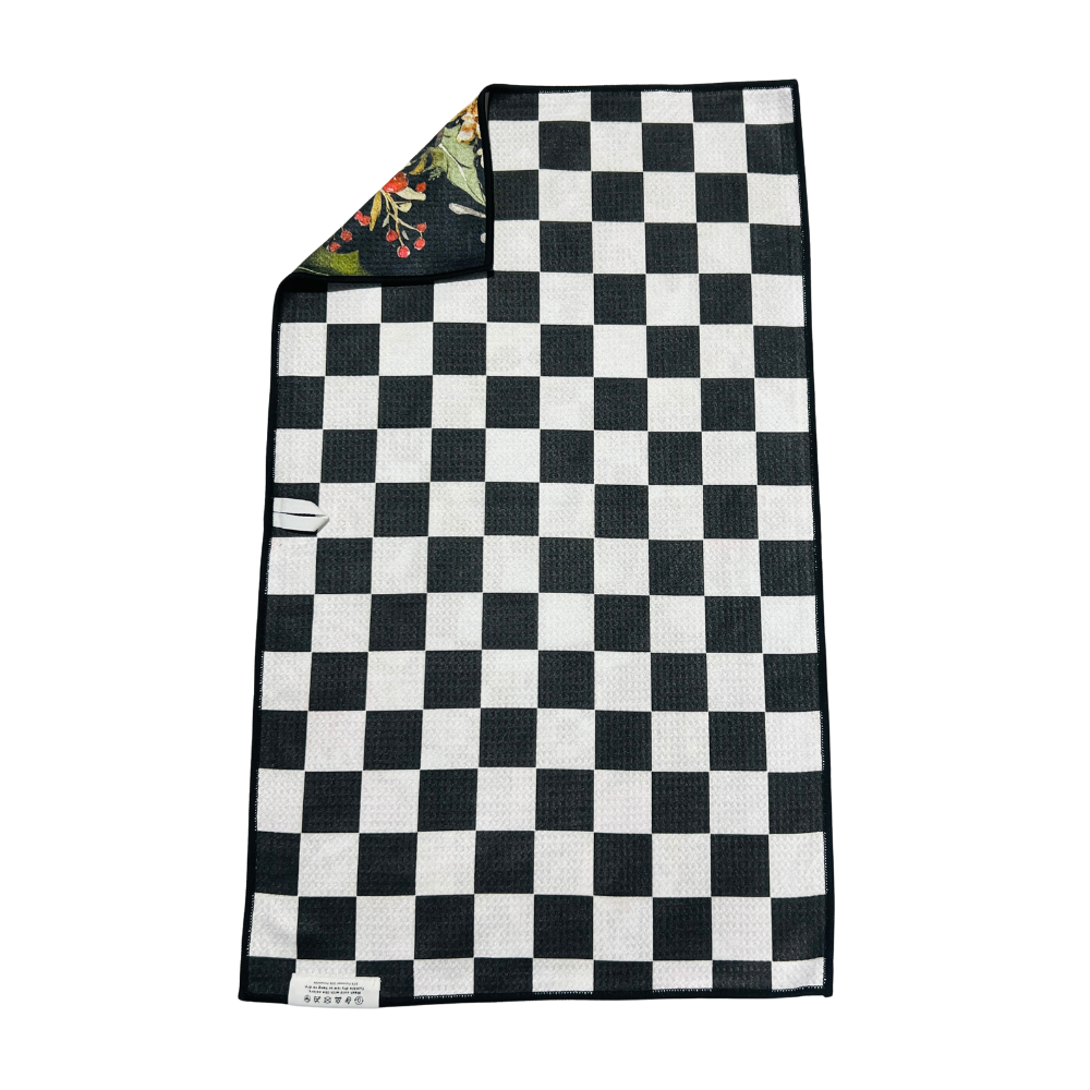 Give em' a Crack | Waffle Weave Microfiber Towels Kitchen & Bath Hand Towels Reversible Hand Towel | Towel Collective | Cody, WY