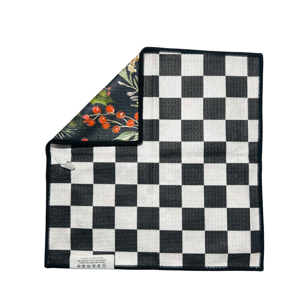 Give em' a Crack | Waffle Weave Microfiber Towels Kitchen & Bath Hand Towels Reversible Hand Towel | Towel Collective | Cody, WY