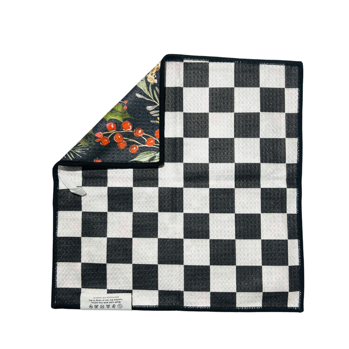 Give em' a Crack | Waffle Weave Microfiber Towels Kitchen & Bath Hand Towels Reversible Hand Towel | Towel Collective | Cody, WY