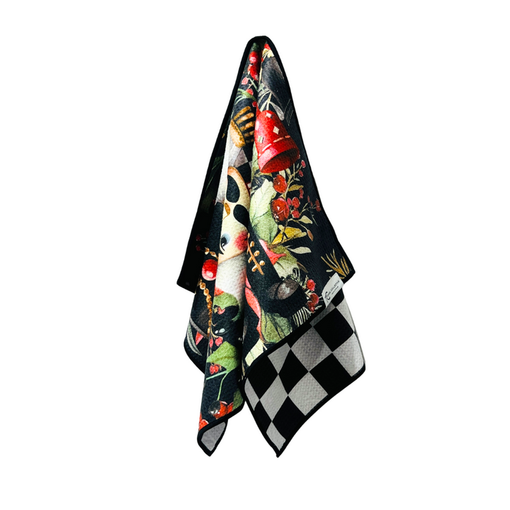 Give em' a Crack | Waffle Weave Microfiber Towels Kitchen & Bath Hand Towels Reversible Hand Towel | Towel Collective | Cody, WY