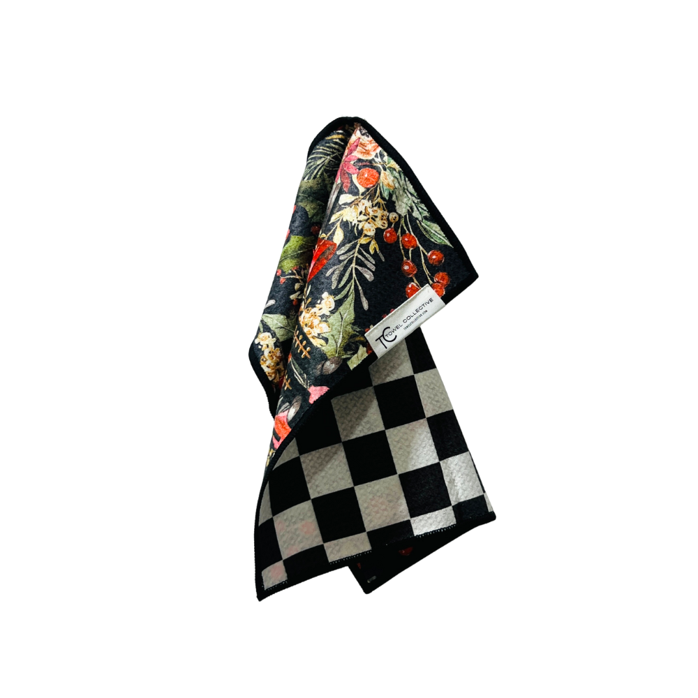 Give em' a Crack | Waffle Weave Microfiber Towels Kitchen & Bath Hand Towels Reversible Hand Towel | Towel Collective | Cody, WY