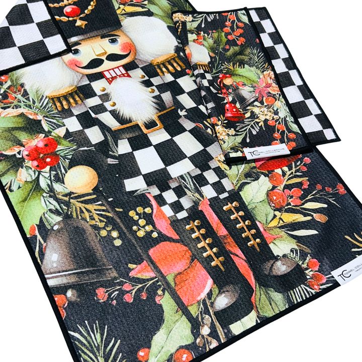 Give em' a Crack | Waffle Weave Microfiber Towels Kitchen & Bath Hand Towels Reversible Hand Towel | Towel Collective | Cody, WY