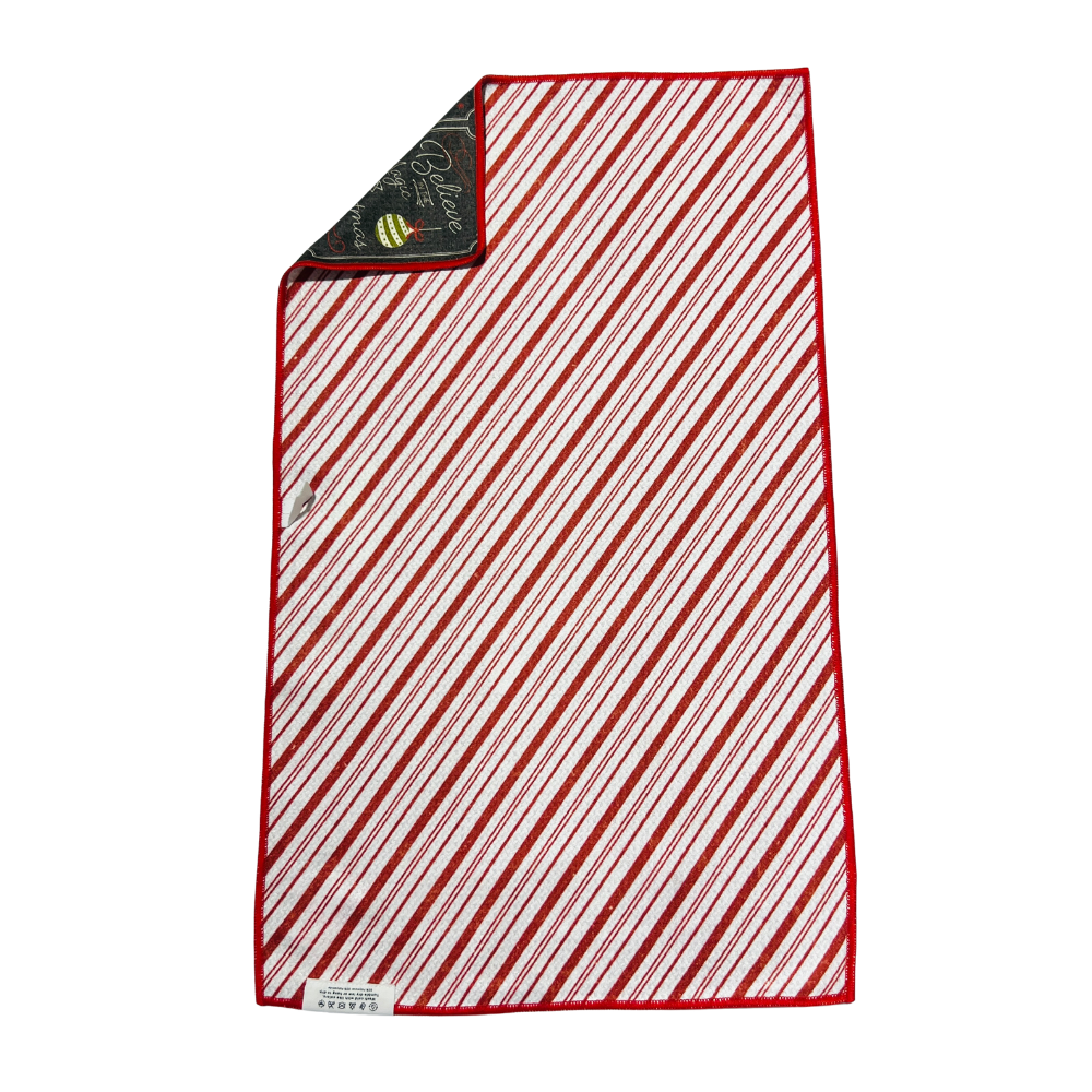Festive Chalkboard | Waffle Weave Microfiber Towels Kitchen & Bath Hand Towels Reversible Hand Towel | Towel Collective | Cody, WY