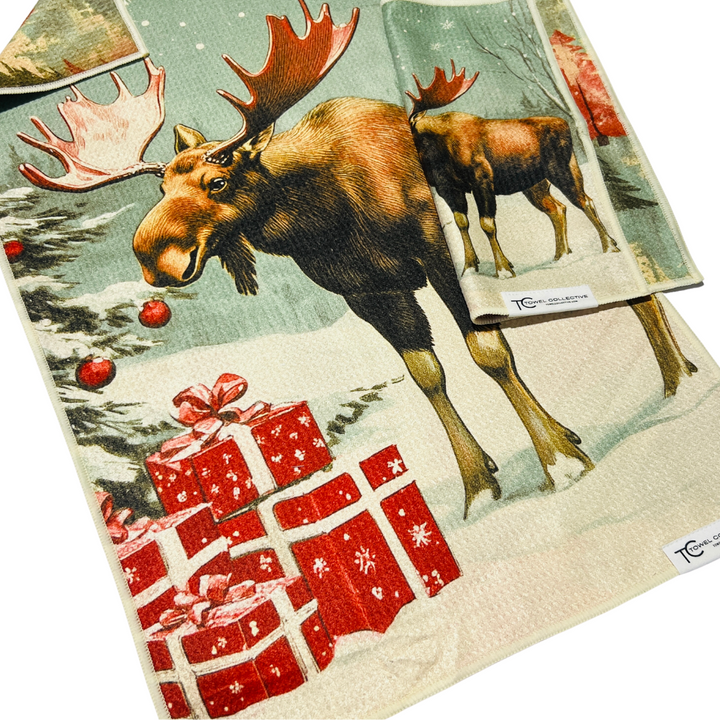 Moose't You Open Those? | Waffle Weave Microfiber Towels Kitchen & Bath Hand Towels Reversible Hand Towel | Towel Collective | Cody, WY