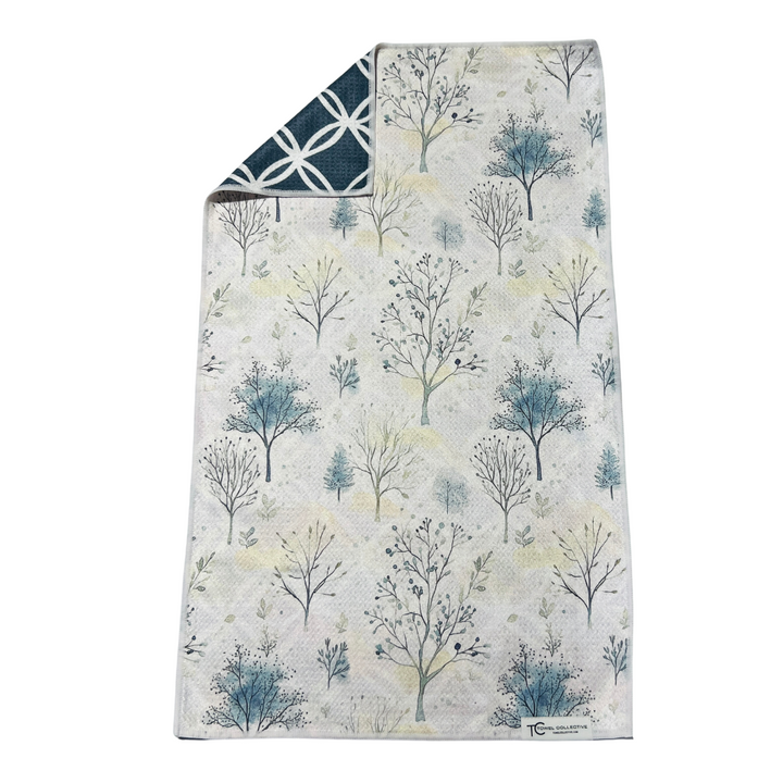 Snowdrift | Waffle Weave Microfiber Towels Kitchen & Bath Hand Towels Reversible Hand Towel | Towel Collective | Cody, WY