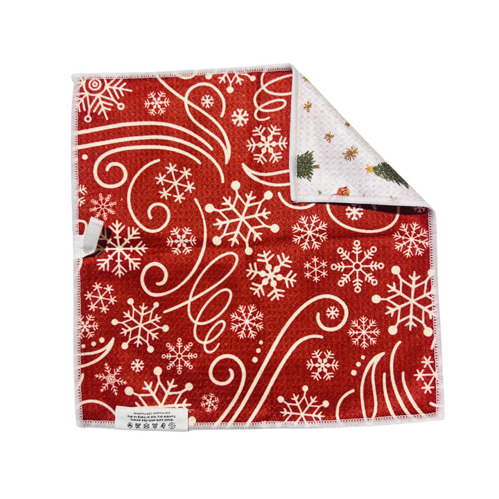 Going on a Tree Hunt | Waffle Weave Microfiber Towels Kitchen & Bath Hand Towels Reversible Hand Towel | Towel Collective | Cody, WY