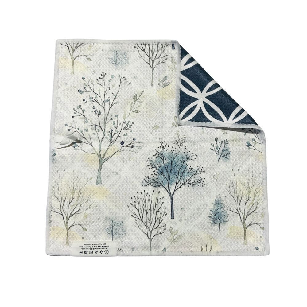 Snowdrift | Waffle Weave Microfiber Towels Kitchen & Bath Hand Towels Reversible Hand Towel | Towel Collective | Cody, WY