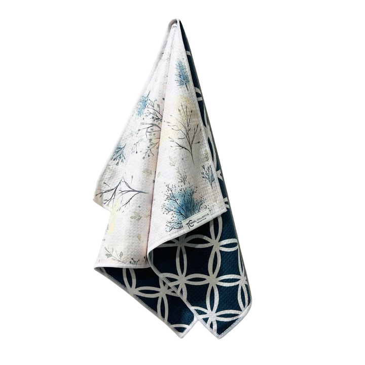 Snowdrift | Waffle Weave Microfiber Towels Kitchen & Bath Hand Towels Reversible Hand Towel | Towel Collective | Cody, WY