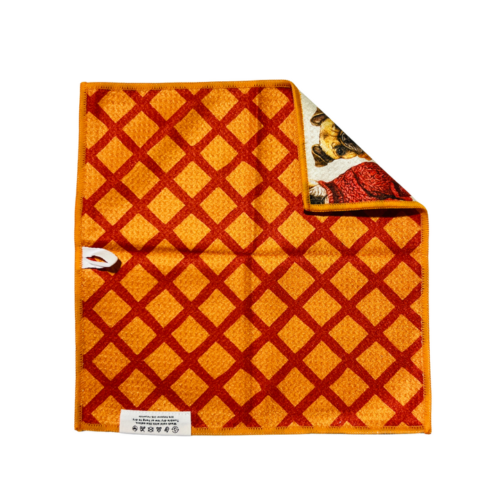 Autumn Pups | Waffle Weave Microfiber Towels Kitchen & Bath Hand Towels Reversible Hand Towel | Towel Collective | Cody, WY