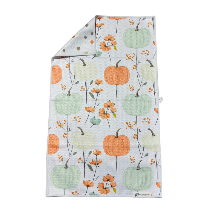 Pastel Pumpkin | Waffle Weave Microfiber Towels Kitchen & Bath Hand Towels Reversible Hand Towel | Towel Collective | Cody, WY