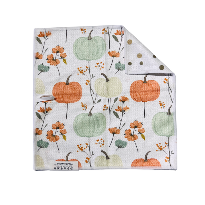 Pastel Pumpkin | Waffle Weave Microfiber Towels Kitchen & Bath Hand Towels Reversible Hand Towel | Towel Collective | Cody, WY