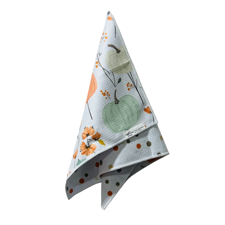 Pastel Pumpkin | Waffle Weave Microfiber Towels Kitchen & Bath Hand Towels Reversible Hand Towel | Towel Collective | Cody, WY