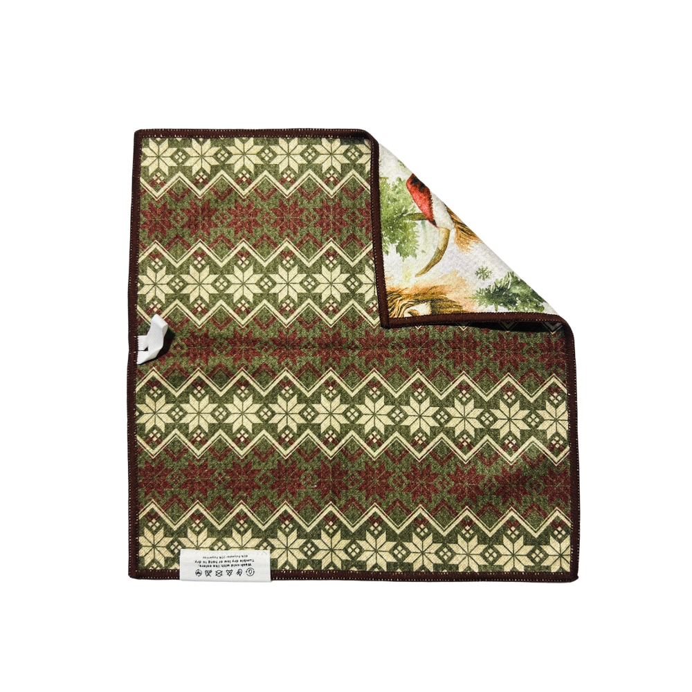 Highland Holiday | Waffle Weave Microfiber Towels Kitchen & Bath Hand Towels Reversible Hand Towel | Towel Collective | Cody, WY