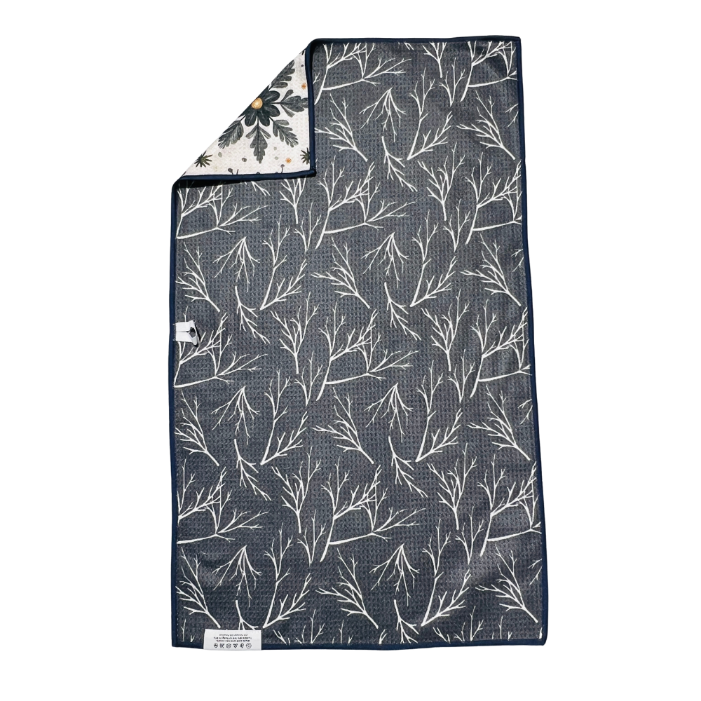 Snowflake & Birch | Waffle Weave Microfiber Towels Kitchen & Bath(November Subscription) Hand Towels Reversible Hand Towel | Towel Collective | Cody, WY