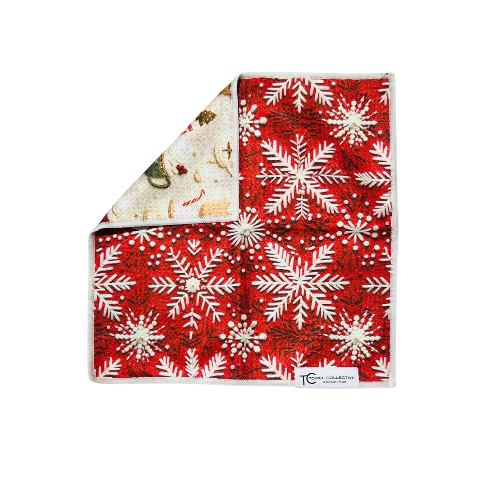 Cup o' Cheer | Waffle Weave Microfiber Towels Kitchen & Bath Hand Towels Reversible Hand Towel | Towel Collective | Cody, WY