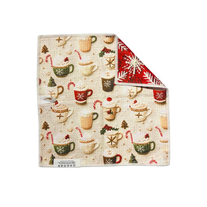 Cup o' Cheer | Waffle Weave Microfiber Towels Kitchen & Bath Hand Towels Reversible Hand Towel | Towel Collective | Cody, WY