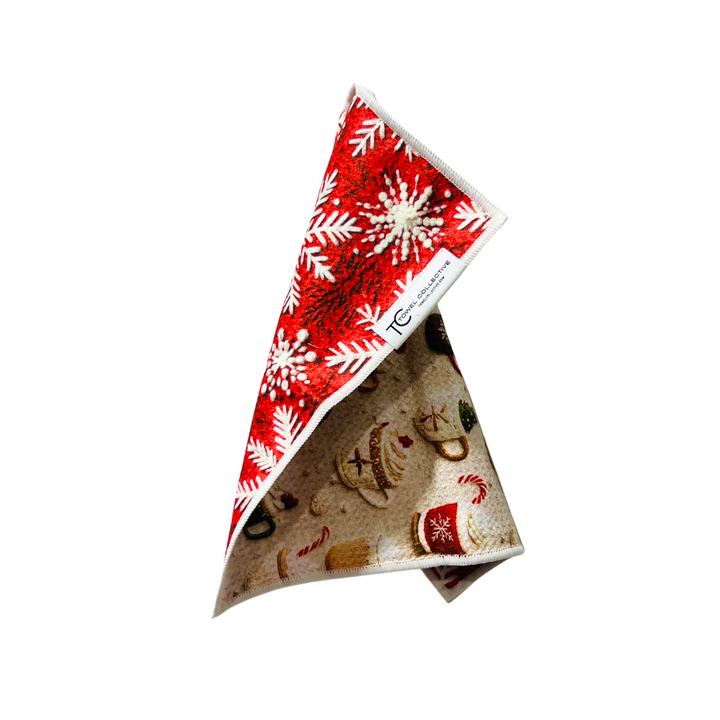 Cup o' Cheer | Waffle Weave Microfiber Towels Kitchen & Bath Hand Towels Reversible Hand Towel | Towel Collective | Cody, WY